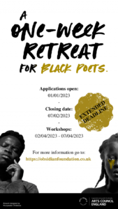 OBSIDIAN : Black Poet 2023 Retreat.